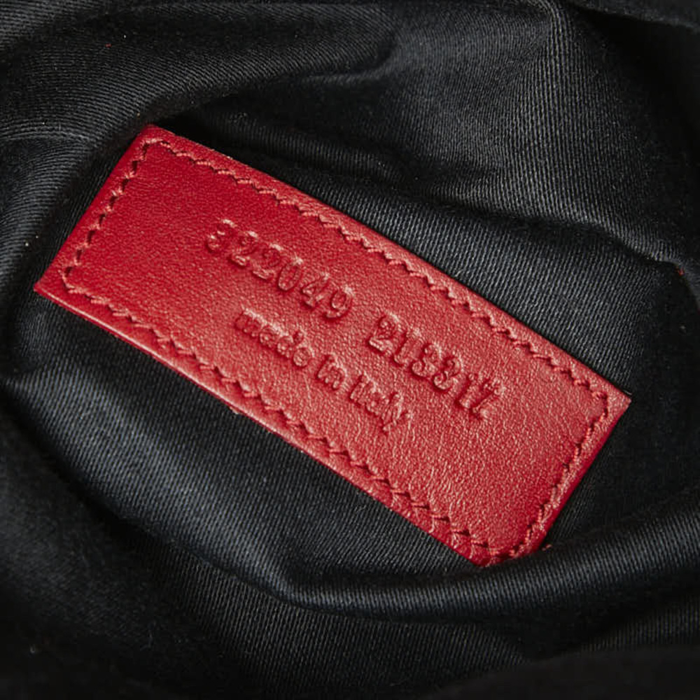 Saint Laurent Classic Duffle 6 Handbag/Shoulder Bag 2WAY 322049 Red Leather W... - Picture 13 of 13